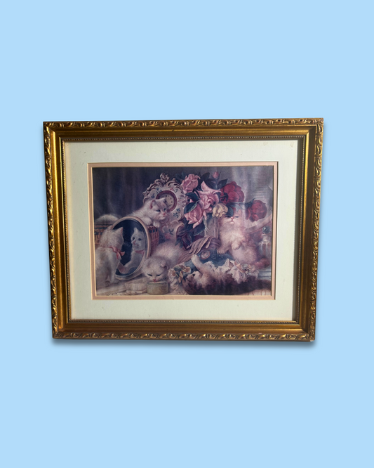 Vintage Framed Print “The Five Senses” by H.C. Plumb