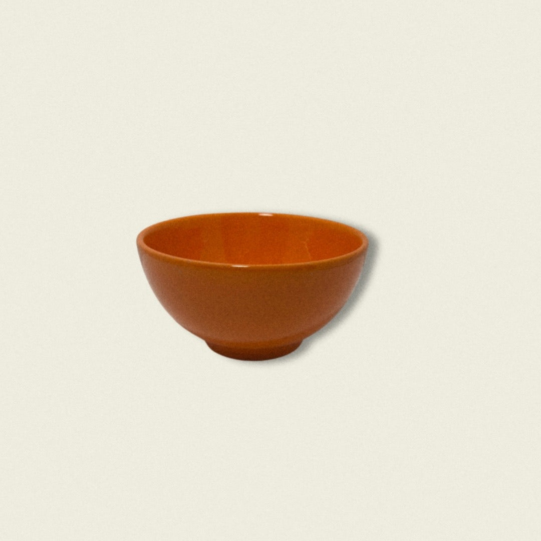 Photo of vintage orange bowl