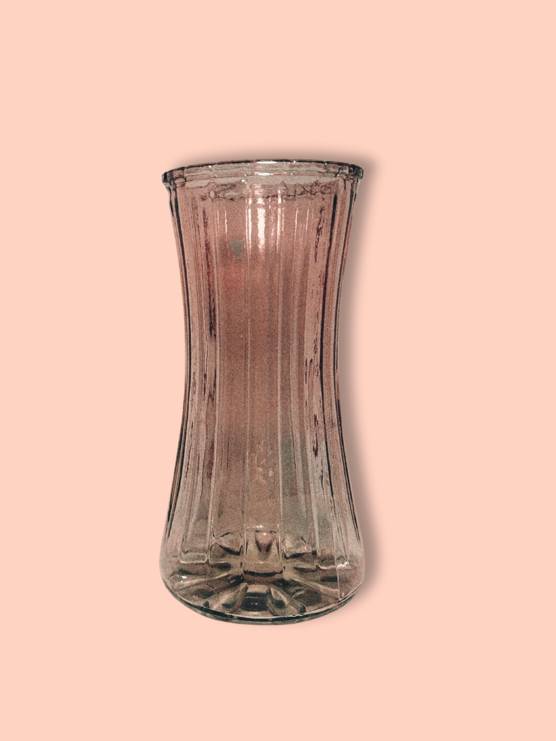 Vintage pink glassware