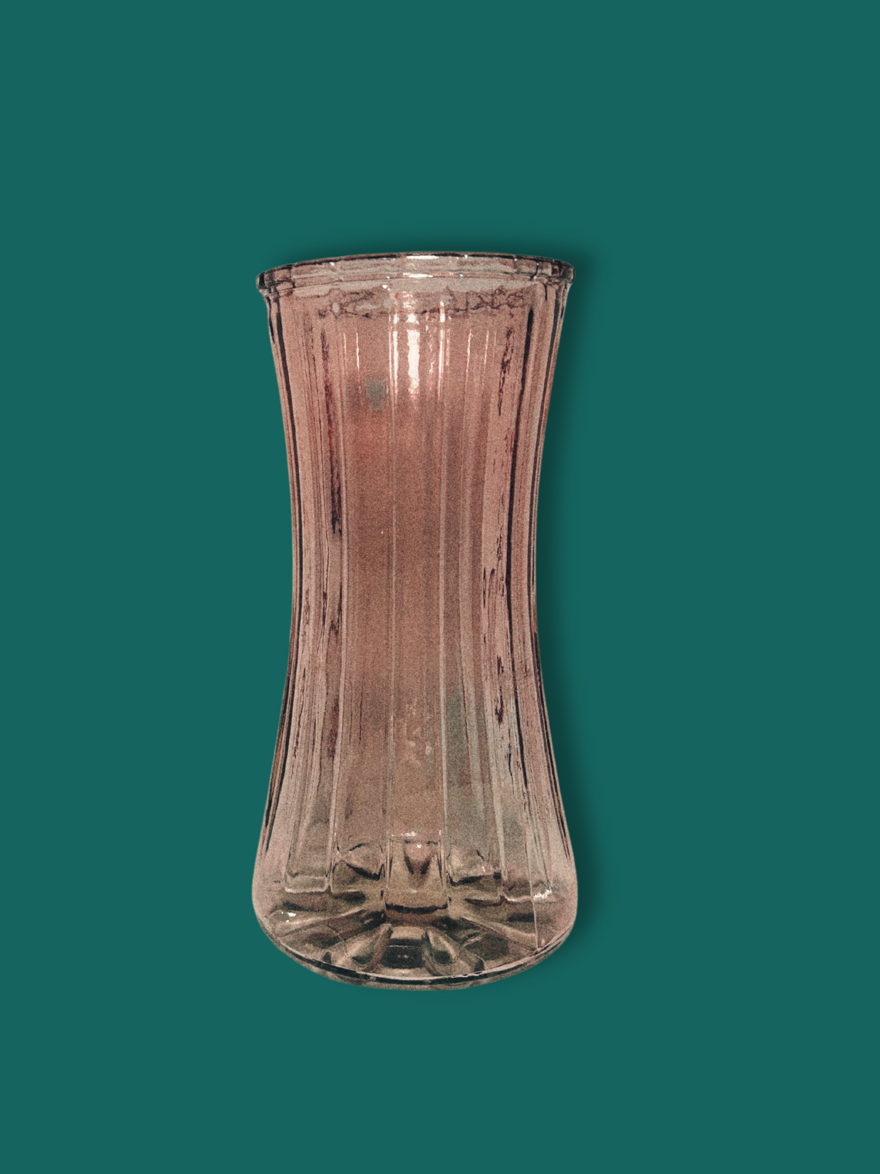 Vintage pink glassware