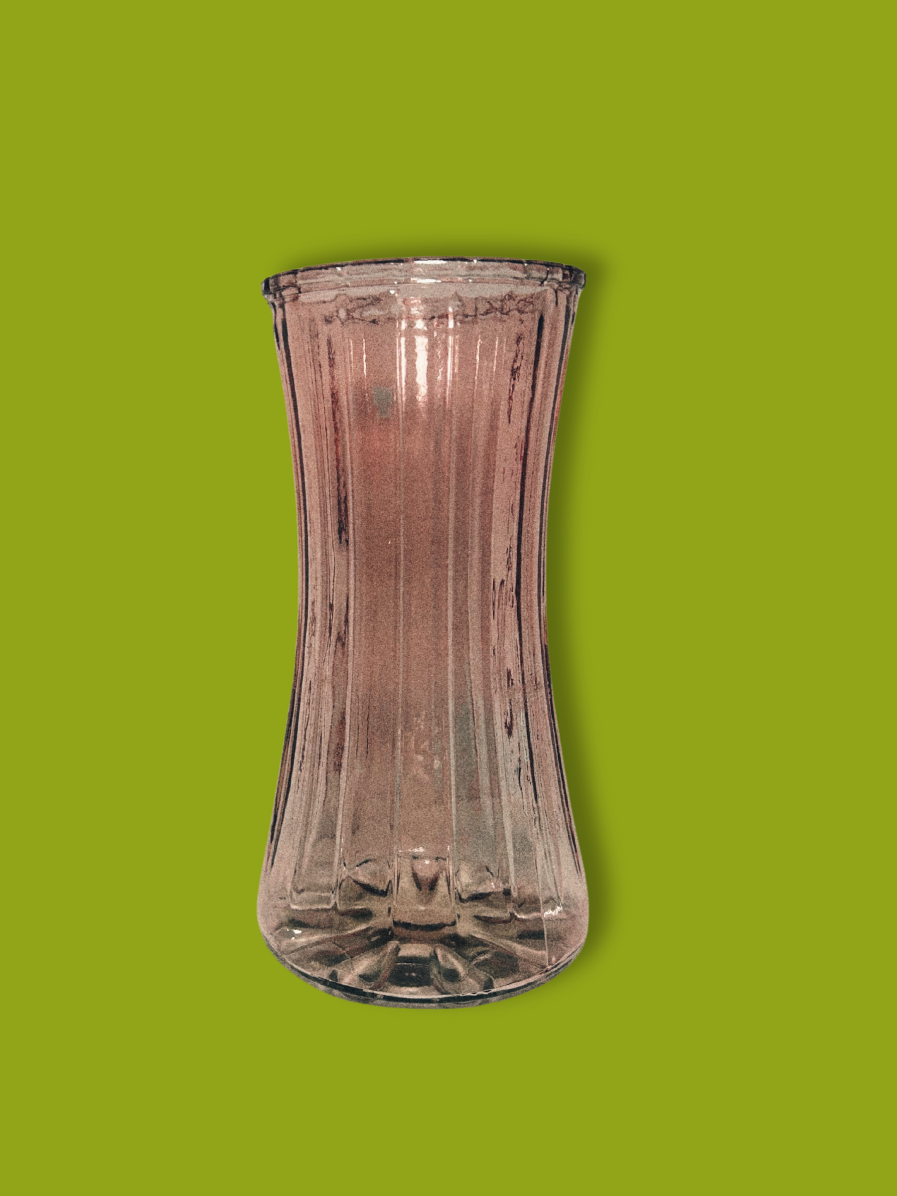 Vintage pink glassware