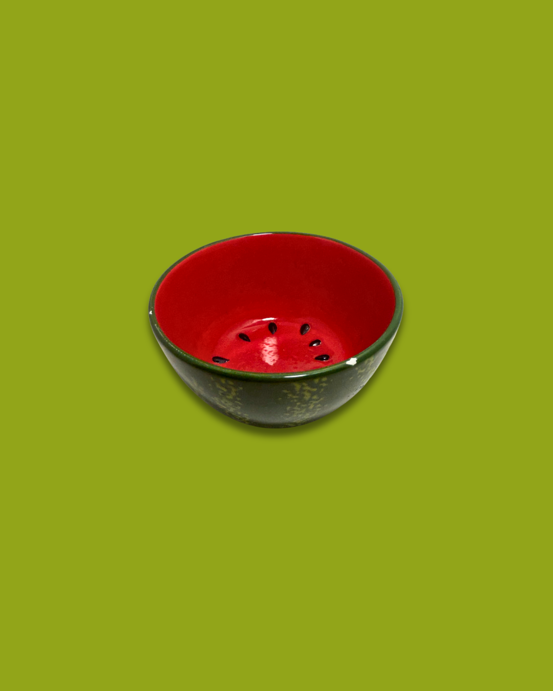Whimsical Watermelon Ceramic Bowl