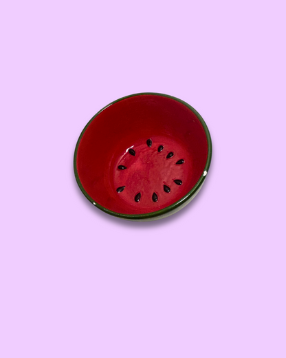 Whimsical Watermelon Ceramic Bowl