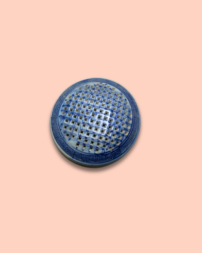 Vintage Chinese Chinoiserie Potpourri Jar with Lid