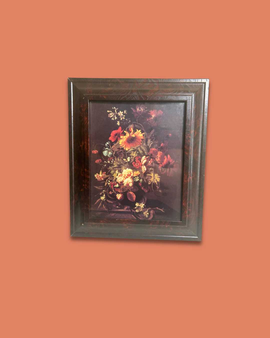 Vintage Framed Print “Vase of Flowers” by Simon Peeterz Verelst