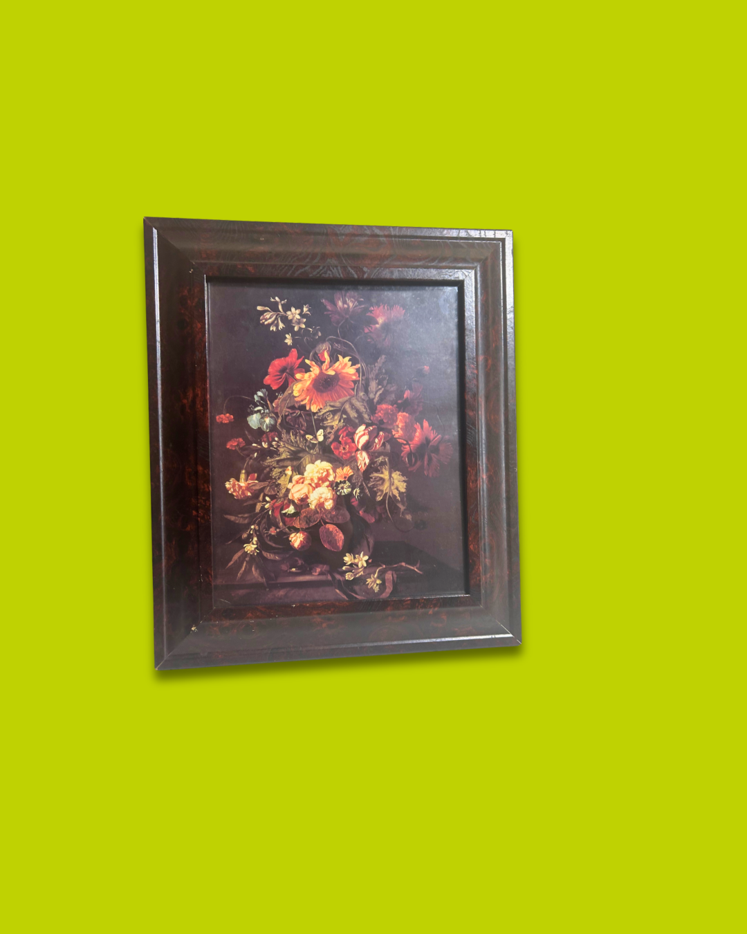 Vintage Framed Print “Vase of Flowers” by Simon Peeterz Verelst
