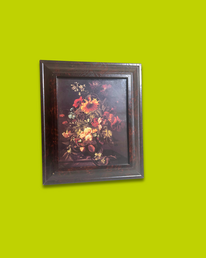 Vintage Framed Print “Vase of Flowers” by Simon Peeterz Verelst