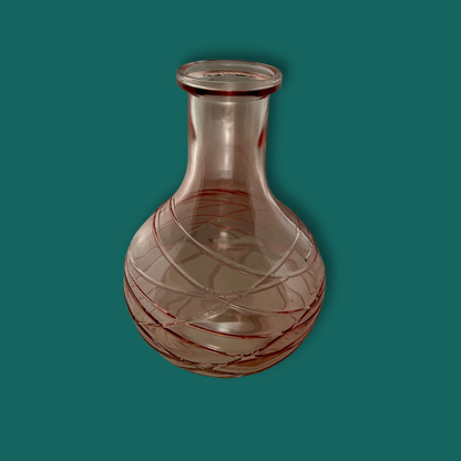 Vintage Inspired Pink Bud Vase