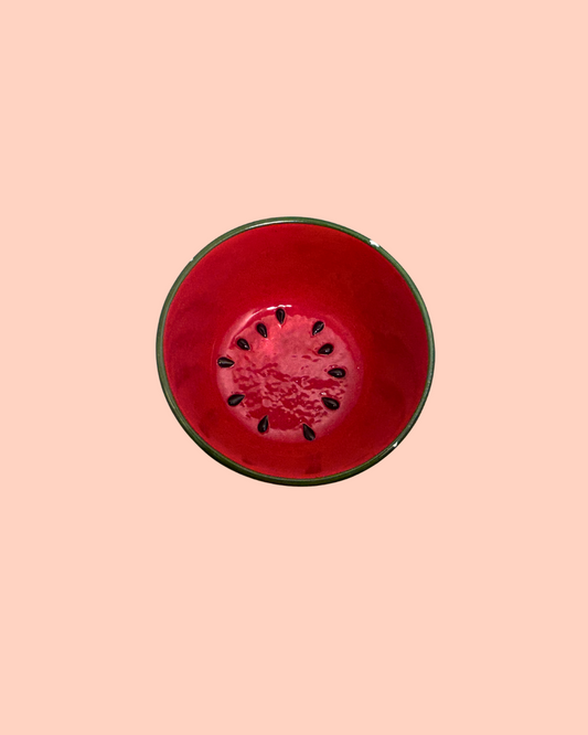 Whimsical Watermelon Ceramic Bowl