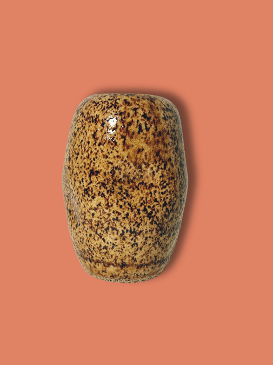 Handmade Ceramic Brown Speckled Jar